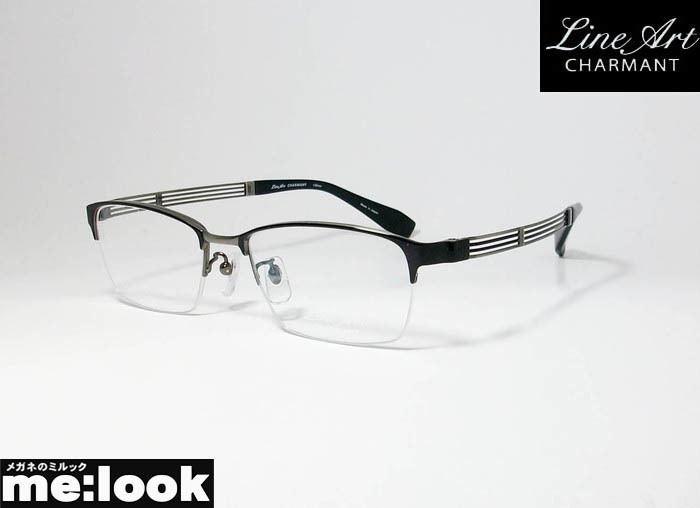 Line Art ラインアート 眼鏡 メガネ フレーム メンズ 最高のかけ心地 形状記憶 XL1804-BK-53 度付可 ブラック