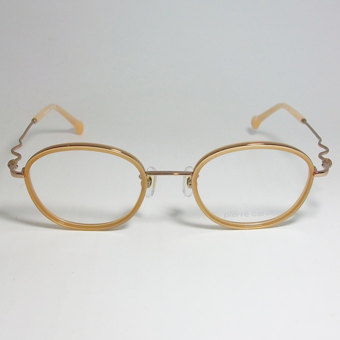 Pierre Cardin ピエールカルダン 眼鏡　メガネ　フレーム PC1242102-1250-47 度付可 ピンクベージュ_画像2