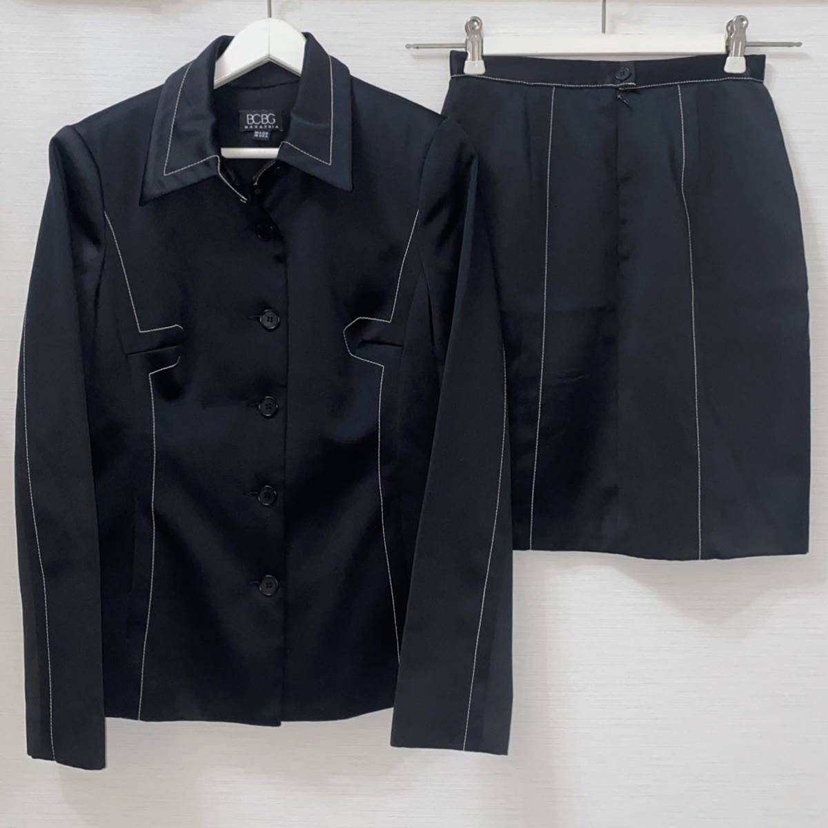 BCBG MAXAZRIA 2ピース セットアップ スーツ ベーシックモデル 黒