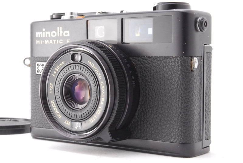 最高の品質 ☆動作良好☆minolta HI-MATIC F Black ミノルタ #2092567