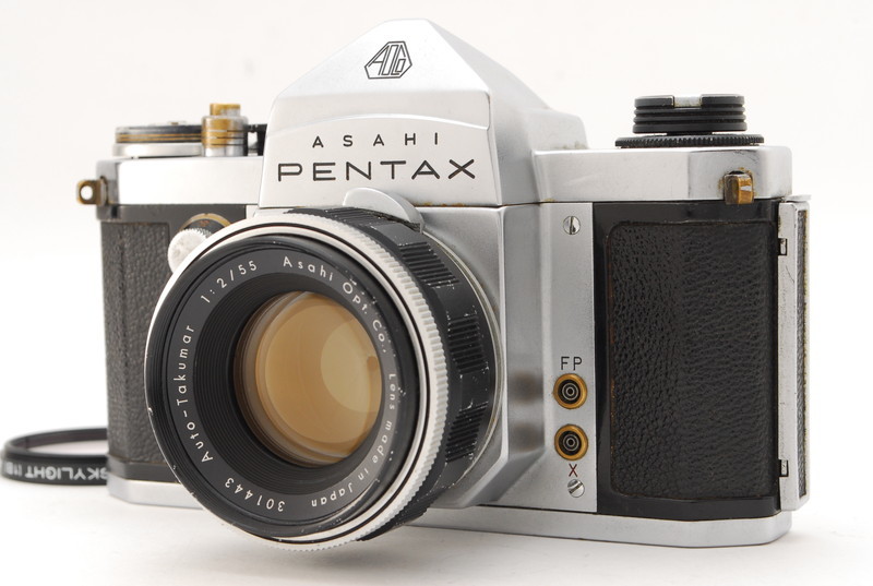 ☆動作良好☆ASAHI PENTAX K Body + Auto Takumar 55mm F2 おまけフィルター付き ペンタックス ボディフィルム一眼レフカメラ #2092568_画像1