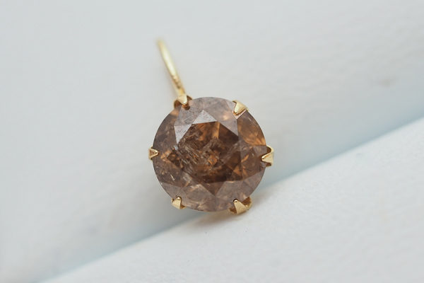 大粒!K18YG ダイヤモンド0.7ct ペンダントトップ 一粒ダイヤトップ