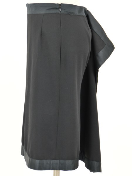 Victor and Rolf VIKTOR & ROLF шерсть юбка 38 размер черный Италия производства женский F-M8166