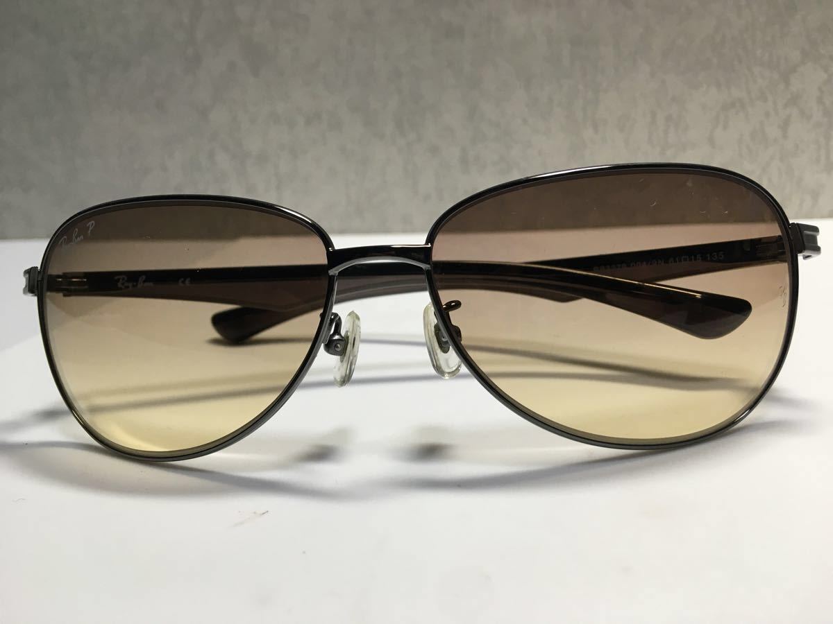 美品】RayBan レイバン サングラス 偏光レンズ ブラウン 美品】RayBan レイバン サングラス 偏光レンズ ブラウン