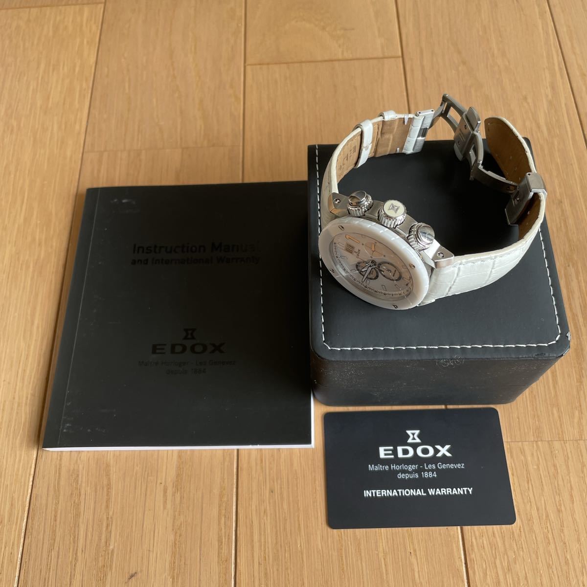 最終価格 エドックスEDOXクロノオフショア1 クロノグラフ10020-3B-BN2
