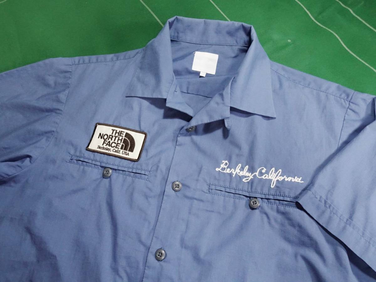 早割クーポン! ▲ノースフェイス 創業ロゴパッチ Berkley California刺繍ロゴ ショートスリーブ ロゴ バッジ シャツ アッシュブルー L 美品!!!▲ 半袖シャツ 早割クーポン! ▲ノースフェイス 創業ロゴパッチ Berkley California刺繍ロゴ ショートスリーブ ロゴ バッジ シャツ アッシュブルー L 美品!!!▲ 半袖シャツ