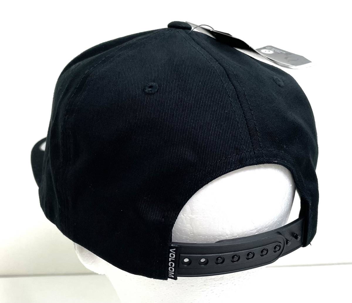 VOLCOM ボルコム D5532219BLK② キャップ Cap 帽子 ツイル素材 ユーポン社製 FLEXFIT ブラック色 ロゴ Logo ヴォルコム 新品 即決 送料無料_画像5