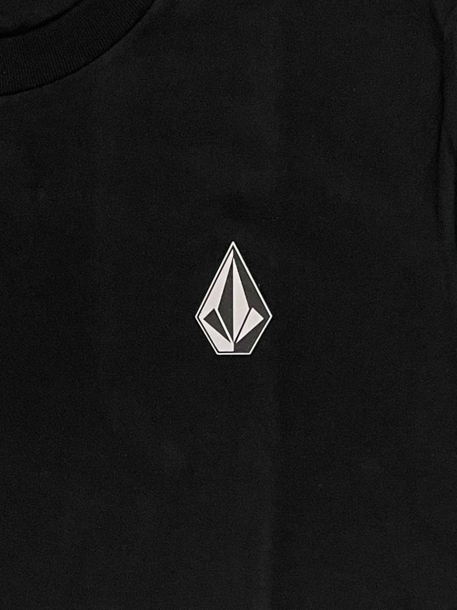 VOLCOM Volcom AF632200BLK② мужской XL размер футболка с длинным рукавом long чай PrintTee 3 полосный Logo Logo черный цвет voru com новый товар быстрое решение бесплатная доставка 