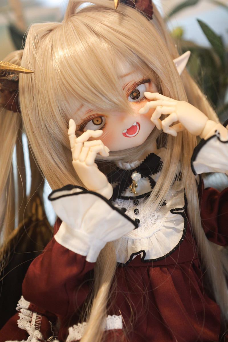 ddh-27 sw】ソフビ盛り開口カスタムヘッド【手書きアイ2種、カボション