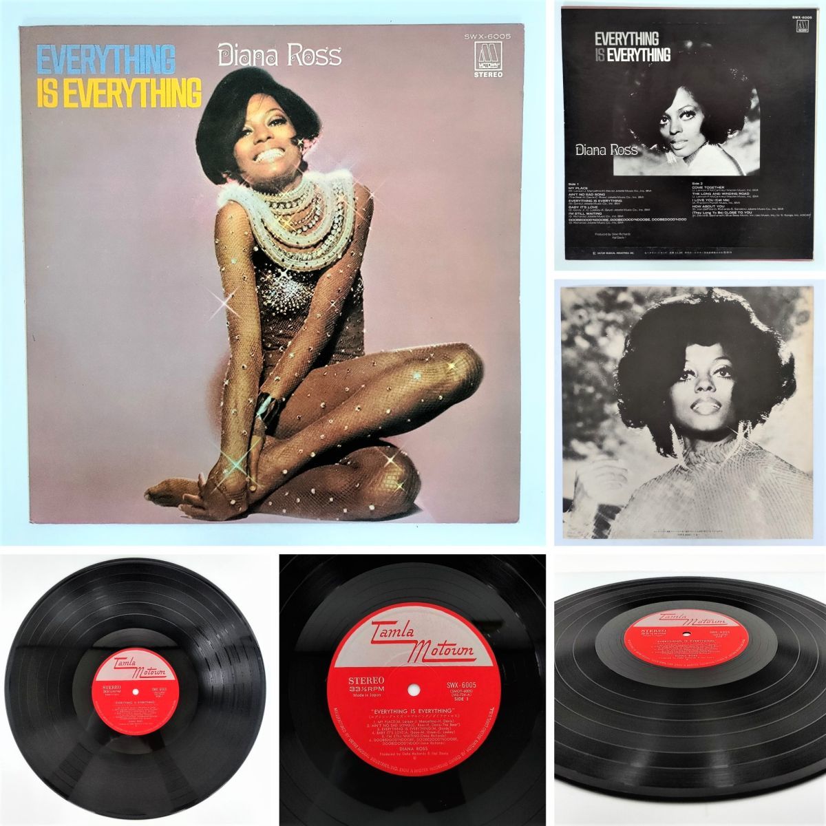 【R&B】1円 良盤 Diana Loss ダイアナ ロス Diana Ross Live At Caesars Palace 洋楽 アナログ レコード LP盤 計7枚 ナンバー 記載 SA510_画像5