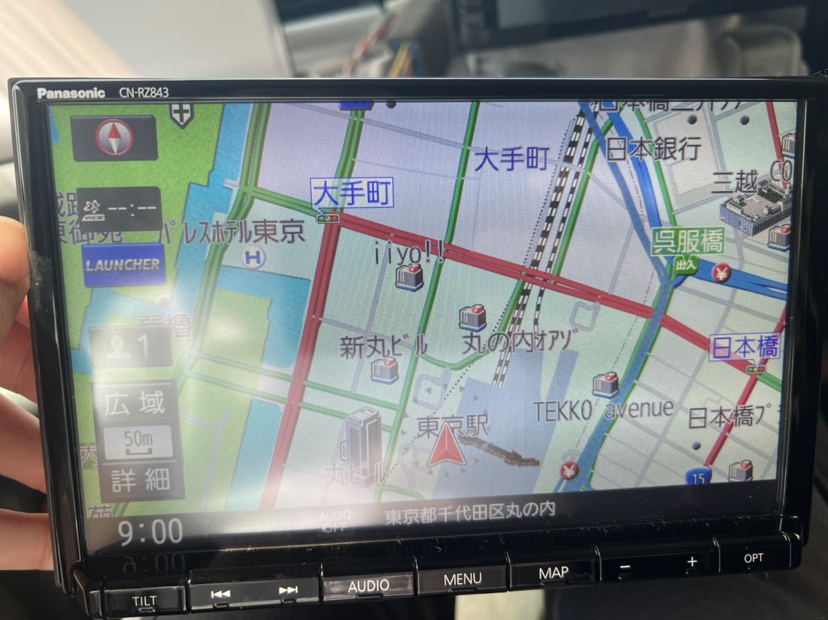 スズキ純正パナソニックナビ 8インチ 99000-79BM5 CN-RZ843ZA 地図2018
