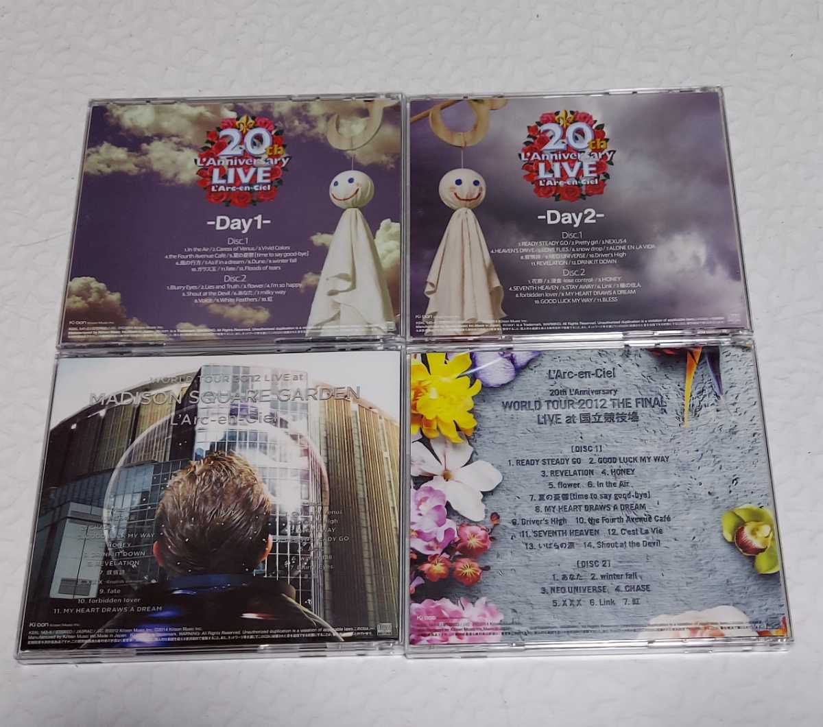 【ライブCD】L'Arc-en-Ciel L'Aive Blu-ray BOX 【CDのみ】ラルクアンシエル ライブブルーレイ HYDE 20th 15th 国立 などの画像2