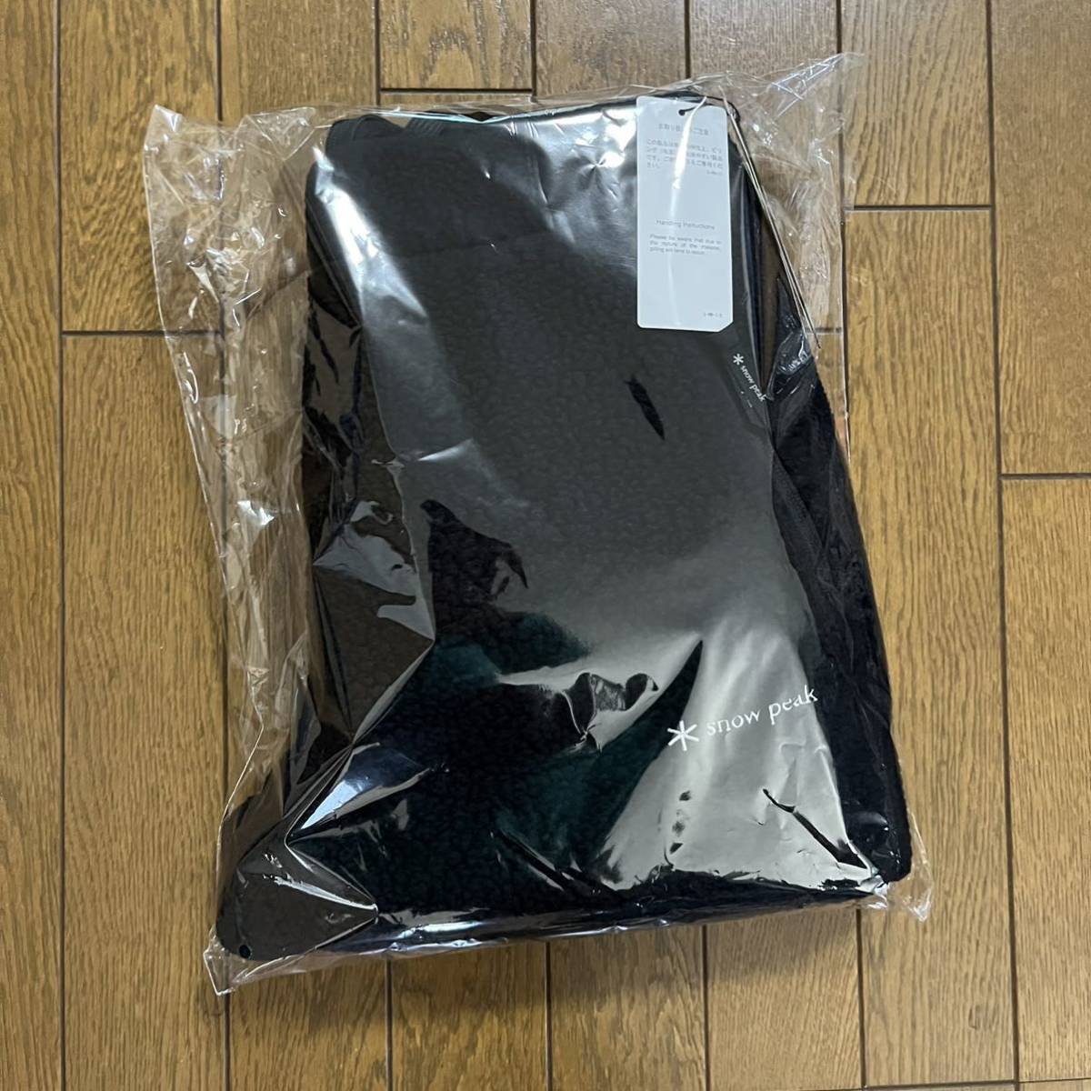 上M 下S 黒 wind and sea snow peak fleece jacket pant フリース