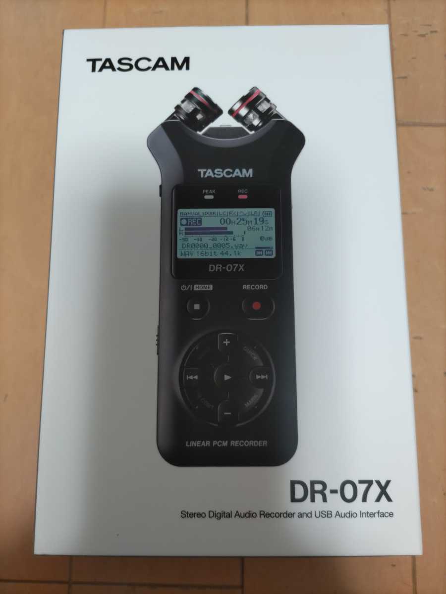 TASCAM タスカム USB オーディオインターフェース搭載 ステレオ リニアPCMレコーダー DR-07X ポータブルレコーダー 