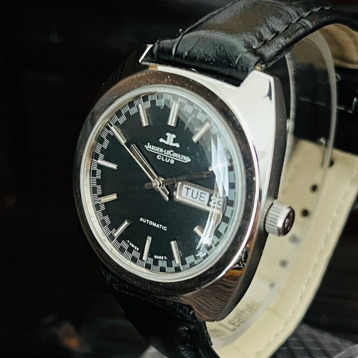 ☆送料無料! 動作良好 ジャガールクルト クラブ JAEGER LECOULTRE