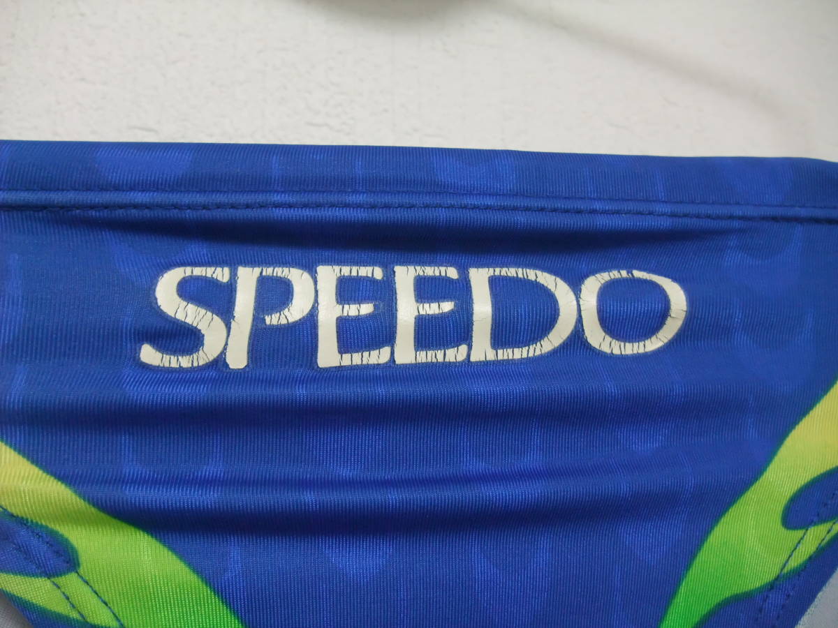 スピード 競泳水着 アクアブレード うろこ 美品 SSサイズ ミズノ SPEEDO 競パン ブーメラン 強光沢 麗_画像3