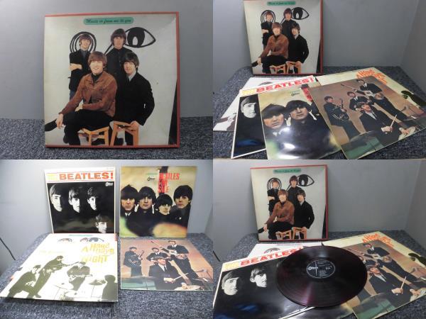 THE BEATLES・ザ・ビートルズ / ペラジャケ4枚・赤盤・ボックスつき・国内盤 　　　LP盤_画像1