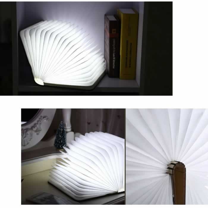 木製表紙 蛇腹式LEDブックライト 木製表紙 蛇腹式LEDブックライト