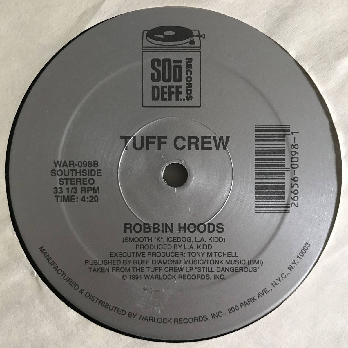 Tuff Crew - Jimmy Crack Corn / Robbin Hoods_画像2