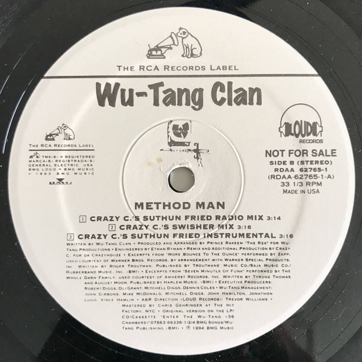 Wu-Tang Clan - Method Man (Crazy C Remixes)_画像2