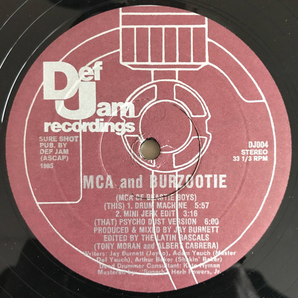 ラップ、ヒップホップ MCA & Burzootie - Drum Machine