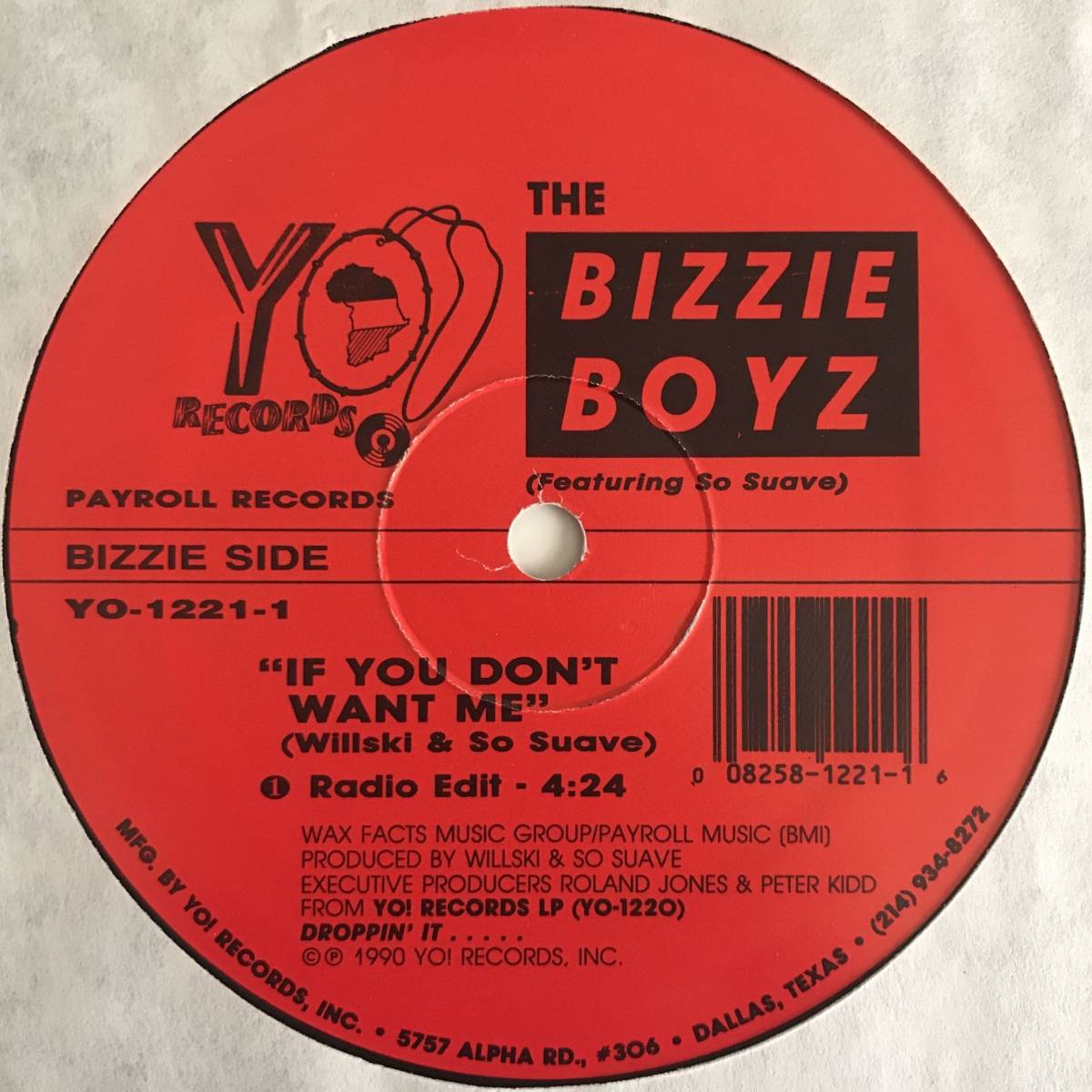 The Bizzie Boyz - Droppin' It / If You Don't Want Me_画像2