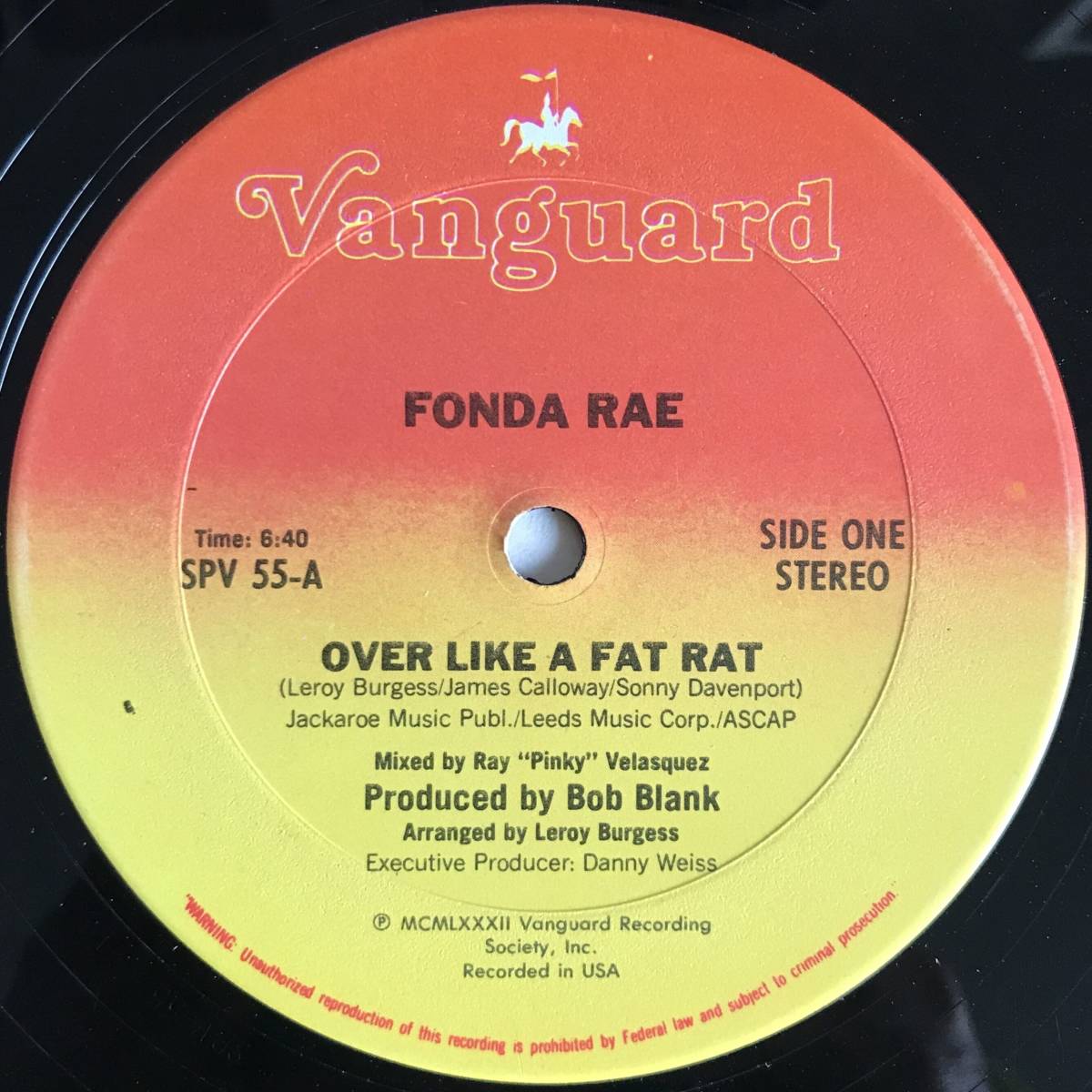 Fonda Rae - Over Like A Fat Rat_画像1