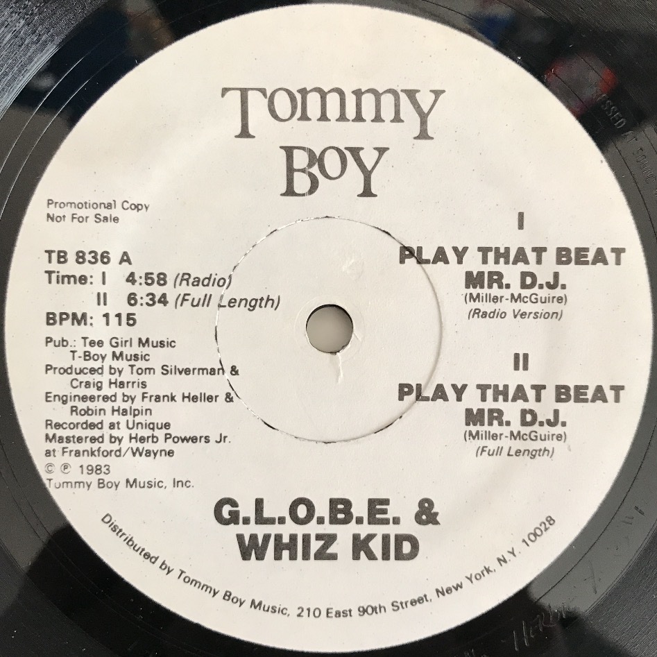 G.L.O.B.E. & Whiz Kid - Play That Beat Mr. D.J. (Promo)_画像1