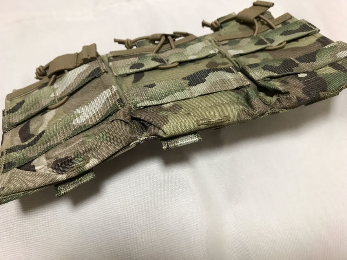 米軍実物 First Spear 3 Mag 7.62 トリプルマガジンポーチ マルチカム