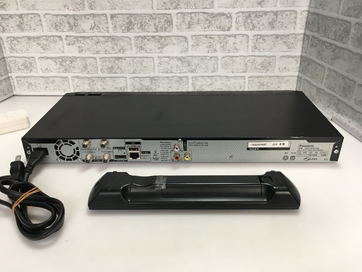 シルバー金具 Panasonic ブルーレイ DIGA DMR-BRW500 2015年製 - DVD