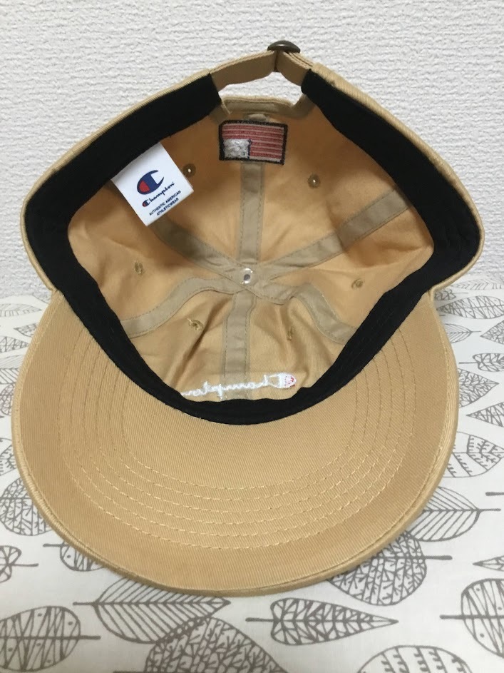 ★送料込★チャンピオン Champion CAP 帽子 茶色 GOLD 08★0925_画像4