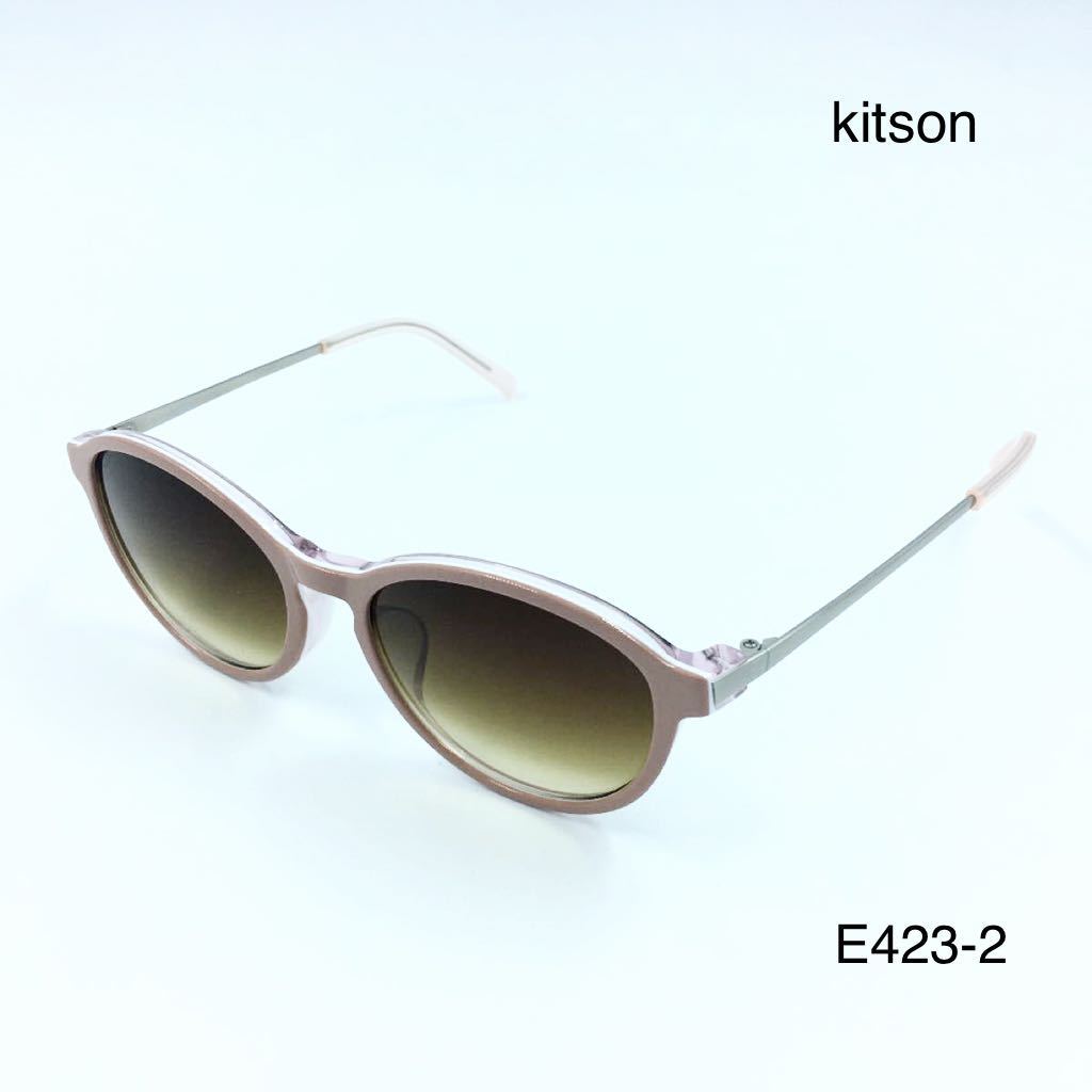 本命ギフト kitson キットソン　KIT-502 COL.3 PK サングラス　ピンク セル、プラスチックフレーム