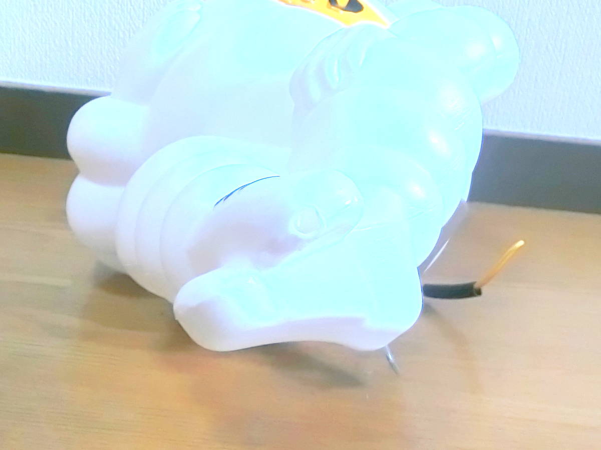 爆レア☆特大サイズ ミシュラン ビバンダム君 ライトアップ ガレージ
