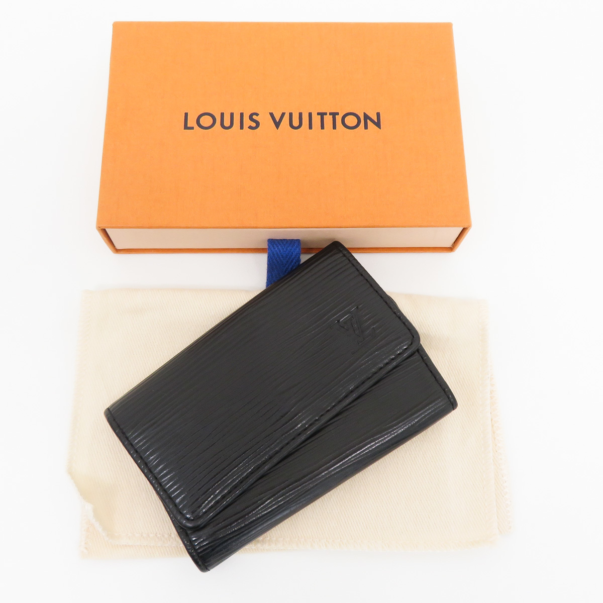 ルイ ヴィトン LOUIS VUITTON 小物類 エピ ミュルティクレ 6連キーケース M63812 シルバー金具 中古_画像1