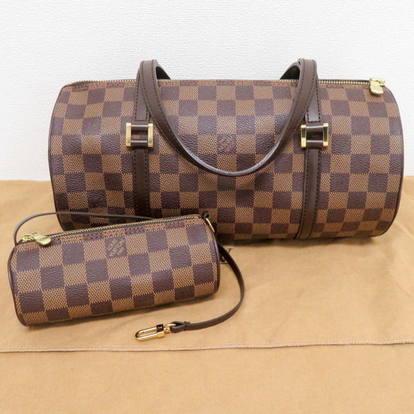 物品 ルイヴィトン LOUIS VUITTON ダミエ パピヨン30 ポーチ付