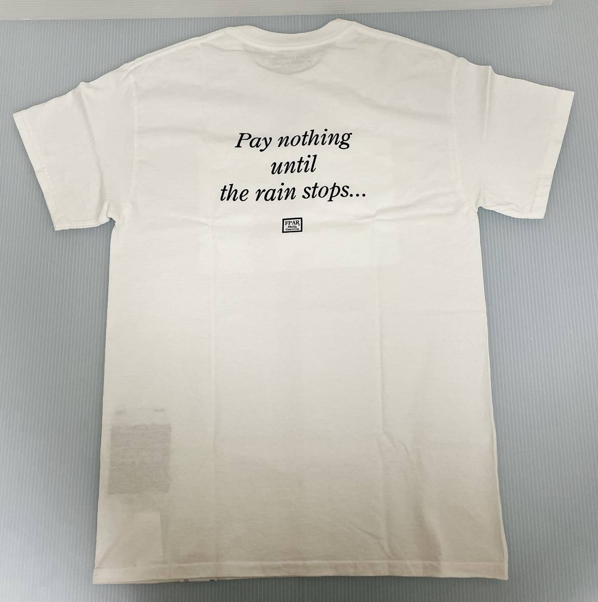 【Sサイズ 新品未使用】2021SS FORTY PERCENTS AGAINST RIGHTS “ RAINY ” Tシャツ WHITE ／ DESCENDANT.WTAPS.ダブルタップスの画像6