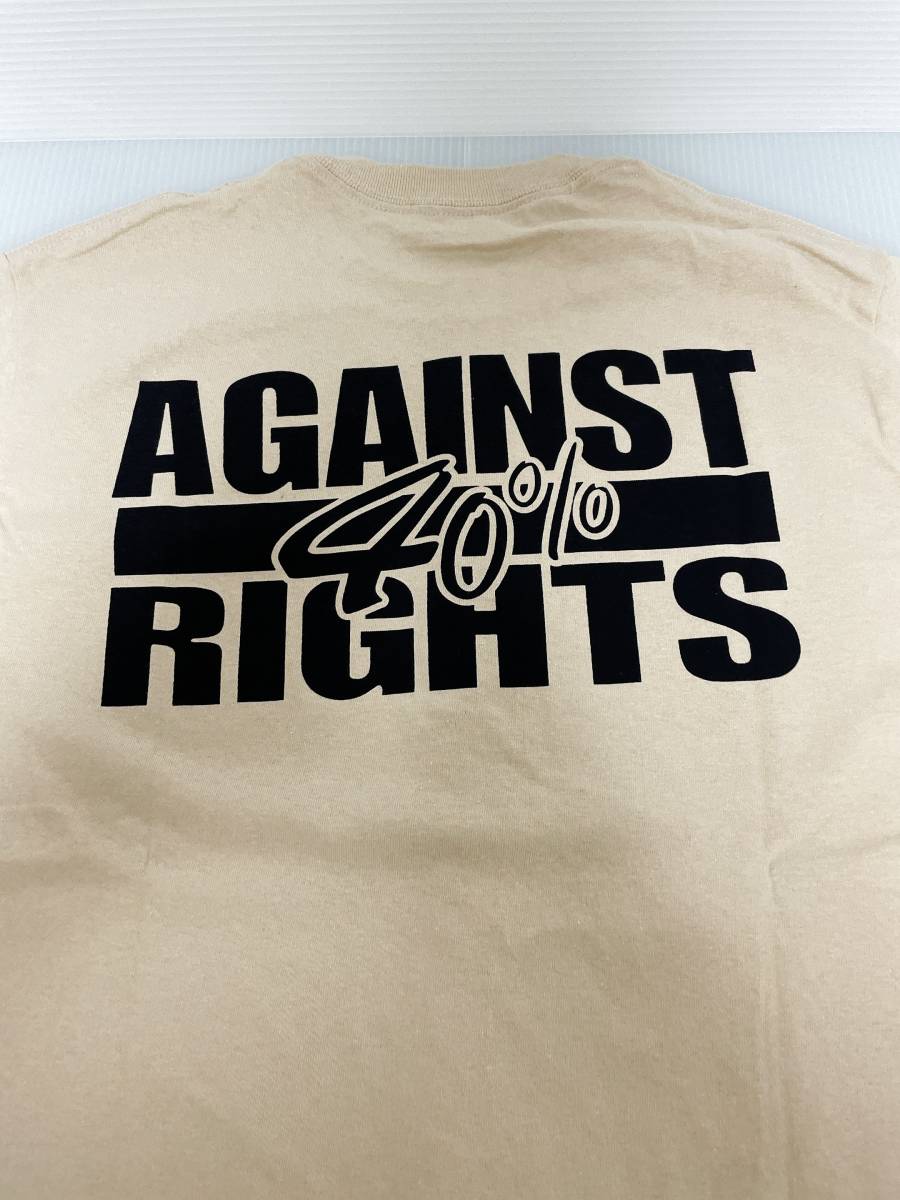 【Sサイズ 新品未使用】2021AW FORTY PERCENTS AGAINST RIGHTS “ EST ” Tシャツ BEIGE ／ DESCENDANT.WTAPS.ダブルタップス_画像4