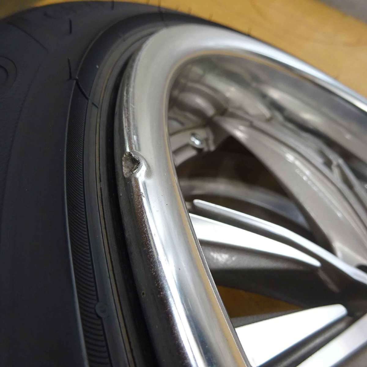 4本NO,X2498会社宛 送料無料245/40R20×8.5Jブリヂストン レグノ GRVII夏 2019年 WEDS マーベリック 605S アルミ アルファード_画像4