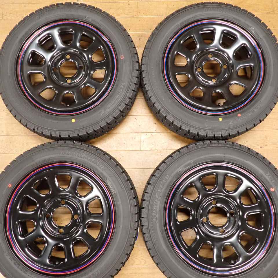 冬 新品 2021年製 4本SET 会社宛 送料無料 155/65R14×5J 75Q