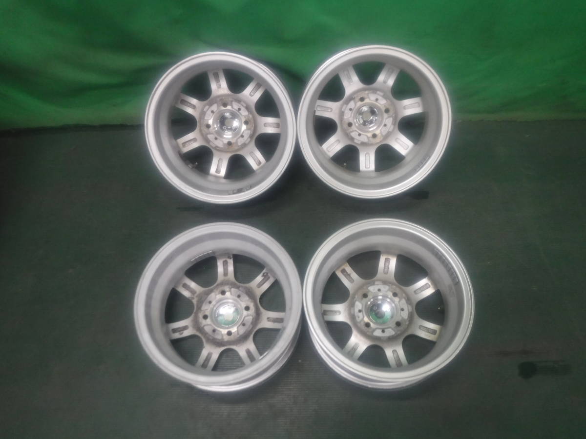 ☆ ホイール Treffer Weds トレファー ウエッズ 社外 13インチ 13×4.5J +45 PCD100 4H シルバー ☆_画像2