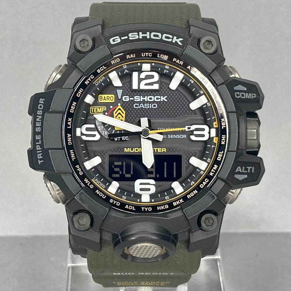 極美品G-SHOCK GWG-1000-1A3JF MUDMASTERマッドマスター タフソーラー