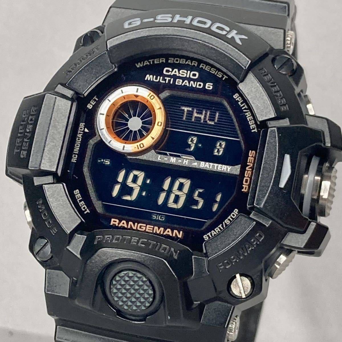 極美品 G-SHOCK GW-9400BJ-1JF RANGEMANレンジマン タフソーラー 電波