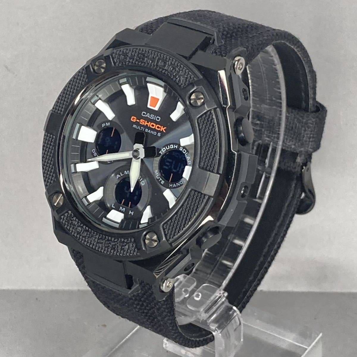 極美品G-SHOCK GST-W130BC-1AJF G-STEEL Gスチール タフソーラー 電波