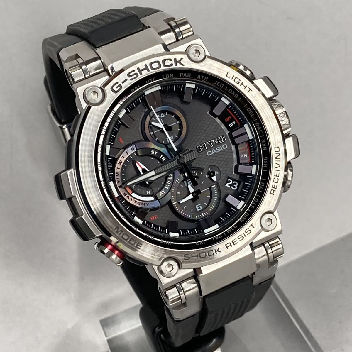 ヤフオク! - 極美品 G-SHOCK MTG-B1000-1AJF MT-G タフソーラ...