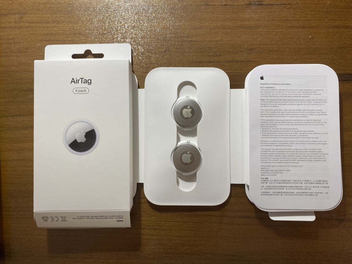 B品セール (新品本体2個セット)Apple AirTag アップルエアタグ 日本語 