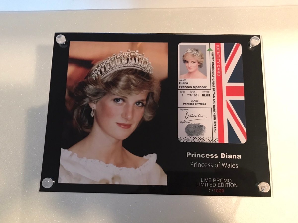 [ Diana изначальный ./ way ruz.. Diana /Diana, Princess of Wales/ID карта рама ] Royal / Англия / интерьер / коллекция -1
