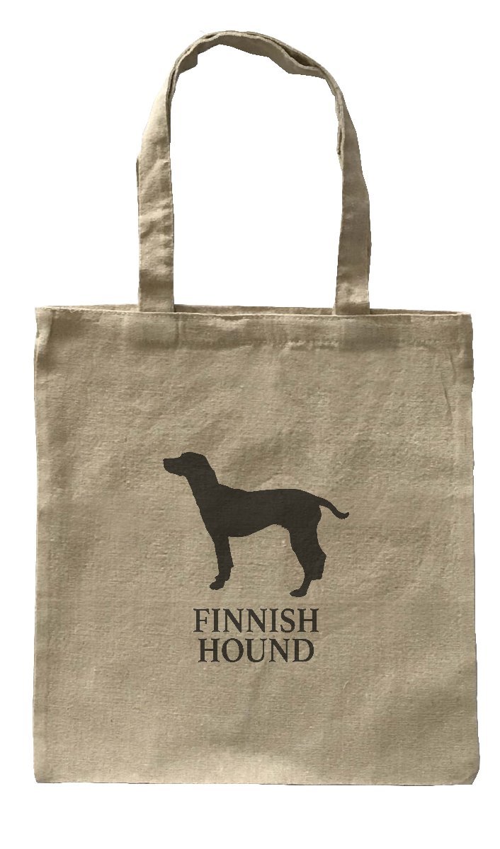 Dog Canvas tote bag/愛犬キャンバストートバッグ【 Finnish Hound/フィニッシュ・ハウンド】イヌ/ペット/シンプル/ナチュラル-181_画像1