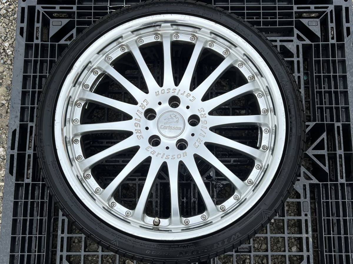カールソン 21インチ CR1/16 pcd120 5穴 9J+30 4本通し 245/35ZR21