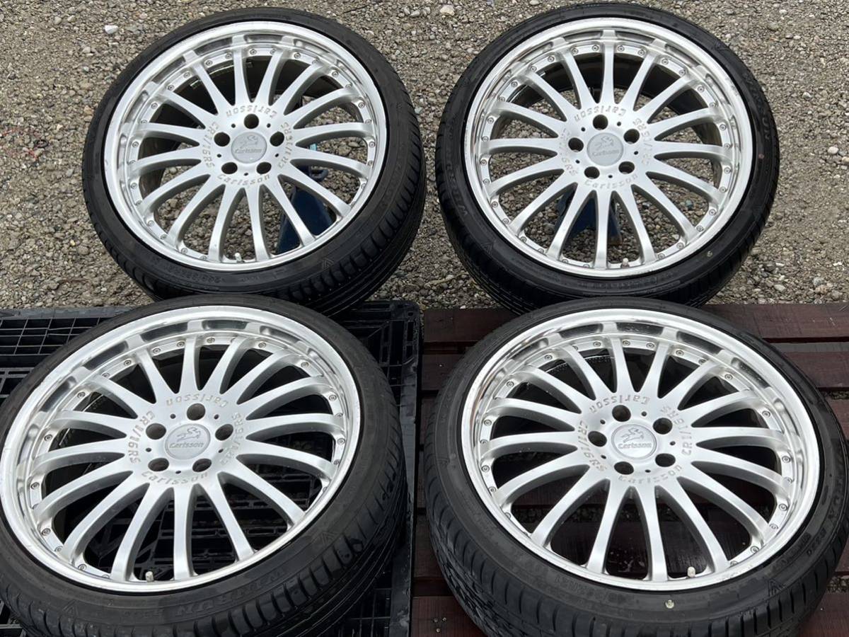 カールソン 21インチ CR1/16 pcd120 5穴 9J+30 4本通し 245/35ZR21