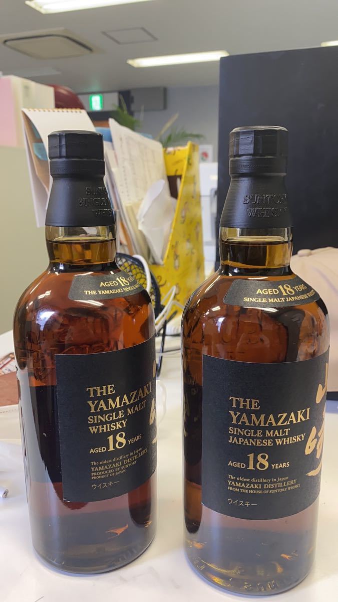 サントリー サントリー山崎18年 一本 特級表記 箱無し 元箱